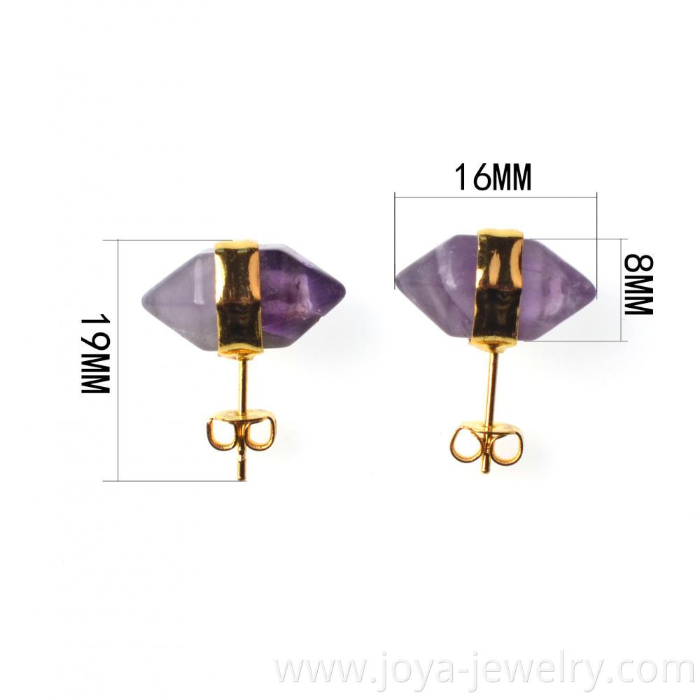 stud earring gilding